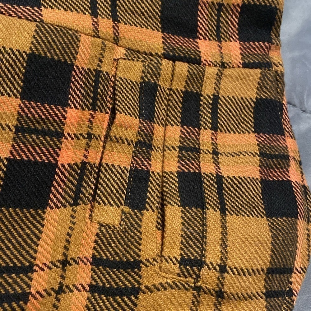 Free people We the free plaid micro vest waistcoat NWOT - Picture 6 of 9
